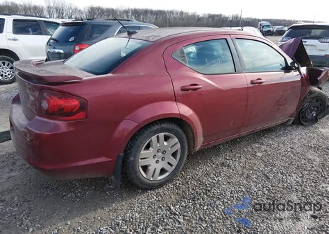 2014 Dodge Avenger Se from USA, damaged, VIN 1C3CDZAB8EN189646